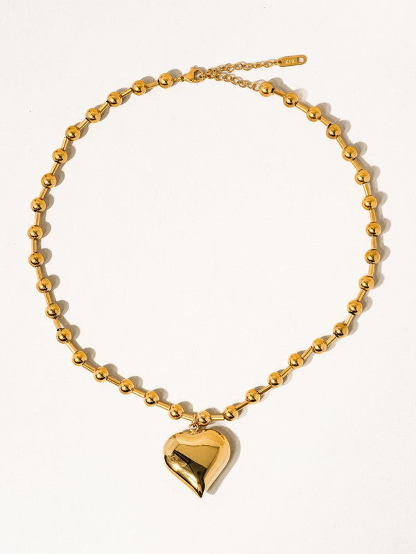 Heart Of Gold Necklace