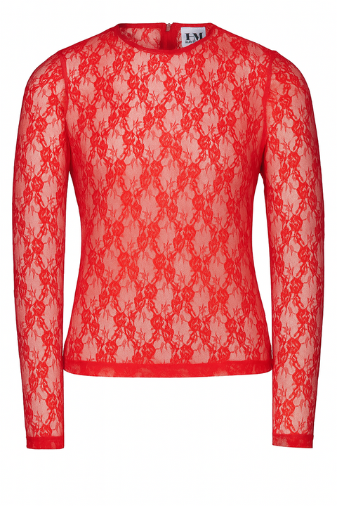 Cherry Fizz Lace Top